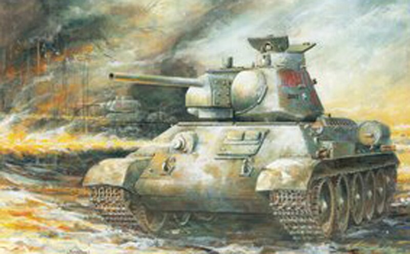 модель Танк огнеметный ОТ-34